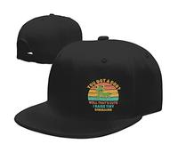 KWQDOZF You Got a Dog Well Cute I Raise Tiny Dinosaurs2 Classicfor Man Women Flat Bill Adjustable Trucker Hat Brim High Top End Baseb