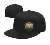 KWQDOZF You Got a Dog Well Cute I Raise Tiny Dinosaurs5 Classicfor Man Women Flat Bill Adjustable Trucker Hat Brim High Top End Baseb