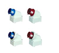 KWQNPHTRN 1 PCS Industrial Surface-Mounted European Industrial Waterproof Aviation Plug Stage Lighting Electrical Plug Waterproof Connection Plug(SP-1006 3P32A)