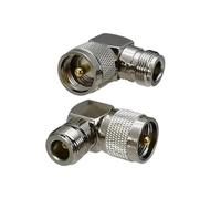KWQNPHTRN 1pcs Connector Adapter N Female Jack to UHF PL259 Male Plug Right Angle RF Coaxial Converter Straight