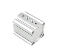 KWQNPHTRN Air Cylinder Pneumatic Compact Cylinder with Air Cushion RQ RDQ RQB32 RDQB32 Storke 20 25 30 40 50 75 100mm(Rqb32-50)