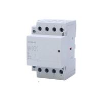 KWQNPHTRN HCH8s-63 DC24V contactor DC230V Coil AC230V 63A 4NO Modular contactor Guide Rail(63A 4NO DC AC230V)