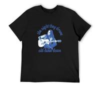 KWRCLX Joan Baez They Drove Dixie Un Folk T-Shirt Mens Black