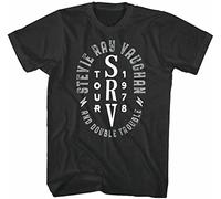 KWRCLX Stevie Ray Vaughan SRV Tour 1978 Men’s T ShirtShirt for Music Fan Black