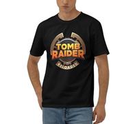 KWRCLX Tomb Raider Personalized Printing Black T-Shirts DIY