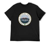 KWRCLX Twin Peaks County Sheriff Department Unisex T-Shirt Black