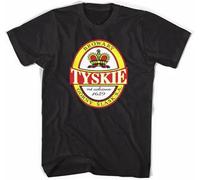 KWRCLX Tyskie Vintage Polish Beer Unisex T-Shirt Black