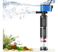 KWRNVO 5-in-1 Internal Aquarium Filter 35W Submersible Quiet Pump with Wave-Maker, Oxygenation & Adjustable Air Flow Fish Tank Filter for Fresh/Saltwaterr Turtle Tanks Small Ponds