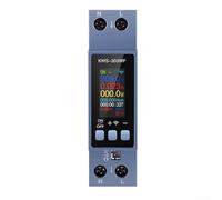 KWS-303 Digital AC Power Meter 0-40A Single Phase LCD Display Wifi/485 Communication Rail Voltage Current Meter for Home Factory Warehouse Mall Distribution Cabinet(KWS-303)