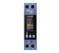 KWS-303 Digital AC Power Meter 0-40A Single Phase LCD Display Wifi/485 Communication Rail Voltage Current Meter for Home Factory Warehouse Mall Distribution Cabinet(KWS-303L)
