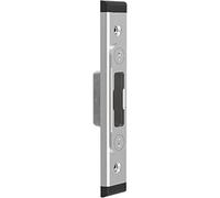 KWS Pair of Round Shell Handles, Sliding Door Shell Diameter 65 mm, Door Thickness 8-10 mm (Glass) and 38-45 mm (Wood) Aluminium Stainless Steel Effect