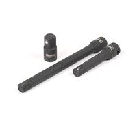 KWT-385 3pc Impact Socket Adapter & Extension Set (3/8" to 1/2" Adapter + 75 & 150mm 3/8" Extension)