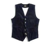 KWTF Fashion Workwear American Vintage Men's Vest Corduroy Jacket British Men Waistcoat Cords Outdoor Hunting Coats Male Clothing