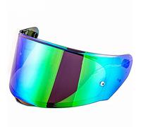 KWTN Motorcycle Helmet Visor Lens, Fits L-S-2 Visors FF320/FF353 /FF328/ FF800 Rapid Motorcycle Replace Extra Chorme Red/Green(Chrome Red)(Chrome Green)