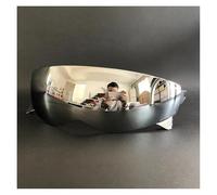 KWTN Motorcycle Helmet Visor Lens, Motorcycle Internal for Scorpion EXO Combat/Covert-X Retro Sunshield Accessories(Blue)(Silver)