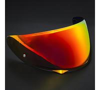KWTN Motorcycle Motorcycle Helmet Shield for HJC HJ34P C10 Face Shield Replacement Accessories Helmet Visor Anti Scratch Colored Motorcycle Helmet Lenses C Tea Red(C Tea Red)