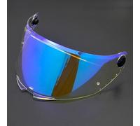 KWTN Motorcycle Motorcycle Helmet Shield for MT Thunder 4 SV, Face Shield Replacement Accessories Helmet Visor, Anti Scratch Colored Motorcycle Helmet Lenses,A Fantasy(G Aurora Blue)