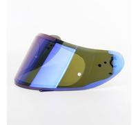 KWTN Motorcycle Motorcycle Helmet Shield for MT V-12 Stinger TARGO Thunder 3, Face Shield Replacement Accessories Helmet Visor, Anti Scratch Colored Motorcycle Helmet Lenses,B Gold-red(C Blue-plated)