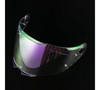 KWTN Motorcycle Motorcycle Helmet Shield for MT V-28 Thunder4, Face Shield Replacement Accessories Helmet Visor, Anti Scratch Colored Motorcycle Helmet Lenses,G Gold red(C Aurora Purple)