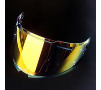 KWTN Motorcycle Motorcycle Helmet Shield for MT V-28 Thunder4, Face Shield Replacement Accessories Helmet Visor, Anti Scratch Colored Motorcycle Helmet Lenses,G Gold red(D Aurora Red)