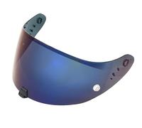 KWTN Motorcycle Motorcycle Helmet Shield for Scorpion EXO-R420/R1, Face Shield Replacement Accessories Helmet Visor, Anti Scratch Colored Motorcycle Helmet Lenses,L R1 Tea Blue(H R1 Dark Tea)