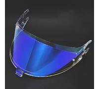 KWTN Motorcycle Motorcycle Helmet Shield for Shark Spartan GT, Face Shield Replacement Accessories Helmet Visor, Anti Scratch Colored Motorcycle Helmet Lenses,C Red(E Aurora Blue)