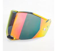 KWTN Motorcycle Motorcycle Helmet Visor for LS2 FF805, Wind and Scratch Helmet Face Shield, Motorcycle Helmet Visor Accessories Replacement for Riding and Touring,E Rose Red(C Golden Red)