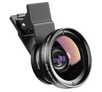 KWTOUL Phone Camera Lens 2-in-1 Lens Kit, 0.45x Super Wide Angle Lens and 15x Macro Lens Widely Compatible with Popular Smartphones, Tablets, and Laptops from Various Brands Cell Phone Lenses