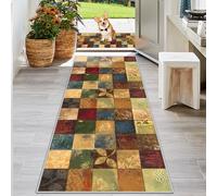 KwuSeug Carpet Runner For Hallways Extra Long 50 x 120 cm Non Slip Back Floor Carpet Washable Rug Runner Entrance Hall Carpet Kitchen Floor Mats for Entryway Laundry Room Bathroom Living Room Boho