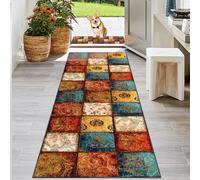 KwuSeug Runner for Entryway Machine Washable Non-slip Long Carpet Runner kitchen runners Door Mats Rugs for Kitchen Living Room Corridor Entryway Door Entrances Hallway Runner Floor Mat 100 x 250 cm