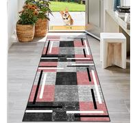 KwuSeug Runner Kitchen Runner Runner Rug for Hallways Carpet Machine Washable Non-slip Rubber Back Floor Mat Doormat Absorbent Area Rug for Bedroom Entrance Laundry Room Living Room 50 x 160 cm