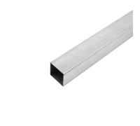 Kwweeoo 304 Stainless Steel Square Tube 4Pcs 20mm x 20mm x 2450mm Long Wall Thickness 2mm, Square Metal Tubes 0.8 x 0.8 x 0.08 x 96.53" inch