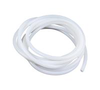 Kwweeoo White Industrial Grade Silicone Tubing, OD 10mm ID 6mm, 10M Length, High Temperature Flexible Silicone Rubber Hose for Fluid Air Transfer