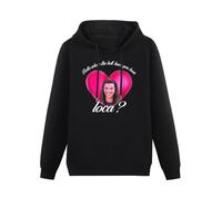 KWYXAD Bella Where The Hell Have You Been Loca Cotton Hoody Fashion Summer Streetwear Hoodys Unisex Hip Hop Men Black