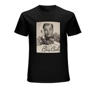 KWYXAD Bing Crosby Lean Pipe Signature Natural Adult S/S Music Shirt Black