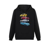KWYXAD JDM Mix Civic CRX Integra Car Man Hoody Unisex Hoodie Black