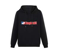 KWYXAD Mens Limp Bizkit Band Logo Pullover Hoodie Hooded Top Unisex Mens Ladies Hooded Sweatshirts Size Black
