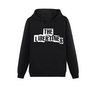KWYXAD The Libertines Pocket Hoodie Carl BarÂT Pete Doherty Mens Hoodies Unisex Pullover Hoody Black Sweatershirt