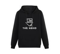 KWYXAD The NBHD Fashion Graphic Hoody Neighbourhood Letter Hoody Long Sleeve Tops Home Unisex Black