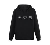 KWYXAD The Neighbourhood Mens Hoodies Unisex Pullover Hoody Black Sweatershirt