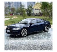 KWZGHOLJ Scale Finished Model Car 1:18 For Audi A7L Coupe Alloy Car Model Simulation Static Replica Vehicle Collectible Souvenir Die-cast Vehicle(Blue a)