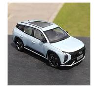 KWZGHOLJ Scale Finished Model Car 1:18 For Hyundai MUFASA IX35 Alloy Car Model Simulation Static Replica Vehicle Collectible Souvenir Die-cast Vehicle(White)