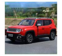 KWZGHOLJ Scale Finished Model Car 1:18 For Jeep Renegade SUV Metal Diecast Model Car Simulation Miniature Vehicle Classic Collection Hobby Die-cast Vehicle(Red)