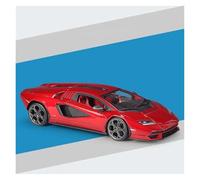 KWZGHOLJ Scale Finished Model Car 1:18 For Lamborghini Countach LPI 800-4 Metal Diecast Model Car Simulation Miniature Vehicle Classic Collection Hobby Die-cast Vehicle(Red)