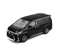 KWZGHOLJ Scale Finished Model Car 1:18 For Lexus LM300 MPV Alloy Static Scale Model Car Miniature Simulation Vehicle Collection Die-cast Vehicle(Black)