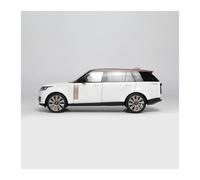KWZGHOLJ Scale Finished Model Car 1:18 For Range Rover SV 2022 Simulation Alloy Diecast Luxury Car Model Static Collectible Ornament Die-cast Vehicle(White)