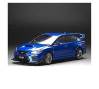 KWZGHOLJ Scale Finished Model Car 1:18 For Subaru WRX Sti 2018 Simulation Alloy Diecast Luxury Car Model Static Collectible Ornament Die-cast Vehicle(Blue)