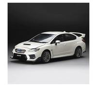 KWZGHOLJ Scale Finished Model Car 1:18 For Subaru WRX Sti 2018 Simulation Alloy Diecast Luxury Car Model Static Collectible Ornament Die-cast Vehicle(White)