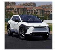 KWZGHOLJ Scale Finished Model Car 1:18 For Toyota Bz4x 2022 Alloy Die-casting Scale Model Car Replica Vehicle Static Display Die-cast Vehicle(White)