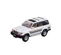KWZGHOLJ Scale Finished Model Car 1:18 For Toyota Land Cruiser LC80 SUV Simulation Alloy Diecast Static Car Model Collection Decorated Die-cast Vehicle(White a)